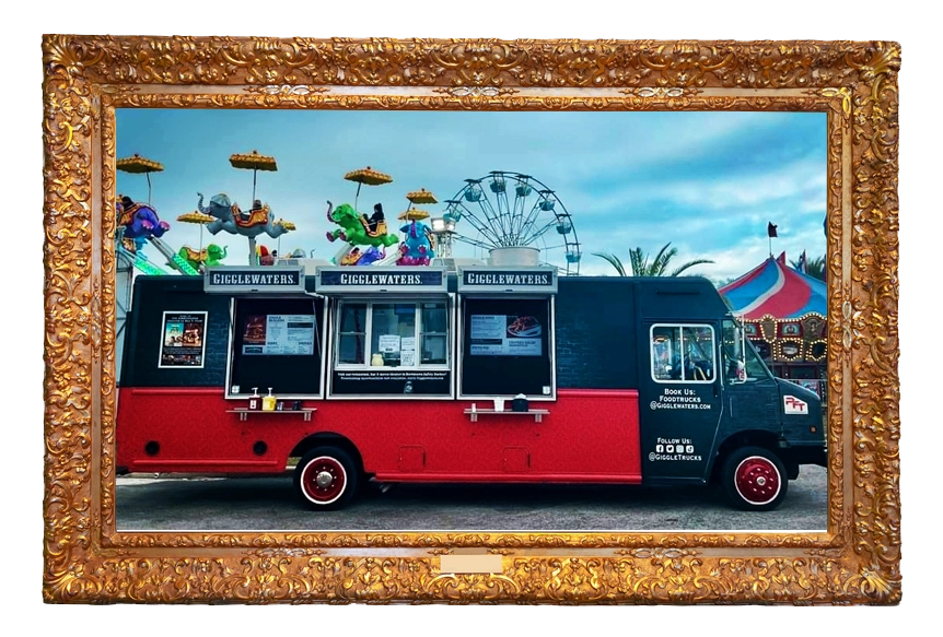 Gigglewaters Food Truck at a a Carnival